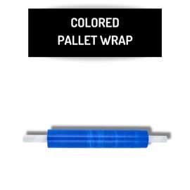 20" x 1000' x 80 Gauge Blue Extended Core Banding Stretch Wrap Plastic Film 1 Roll