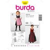Burda B9509 Folklore Dress Sewing Pattern 19 x 13cm [English