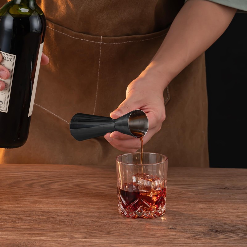 Briout Jigger for Bartending, Double Cocktail Jigger Japanese Premium 304