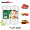 Bonsenkitchen Vacuum Rolls, BPA-Free Vacuum Sealed Bag Combination, Food with
