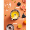 FOHERE Orange Juicer Squeezer Electric Citrus Juicer with Two Interchangeable