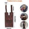 Numfog Boot Wallet for Women,Western Boot Wallet with Snap Strap,Leather