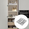 PDETVEO 20PCS 1 Inch Folding Butt Hinges, Stainless Steel Cabinet