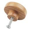 JAPCHET 20 PCS Wooden Drawer Knobs, 38mm x 20mm Wood