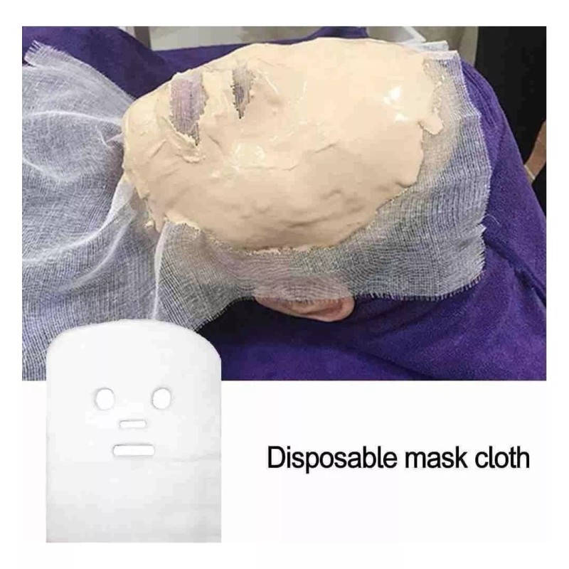 mfeisi Mascarilla Facial Plastica Gasa 100 Pzas