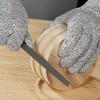 RUFCRIL 3 Pairs Cut Resistant Gloves Food Grade, LEVEL 5