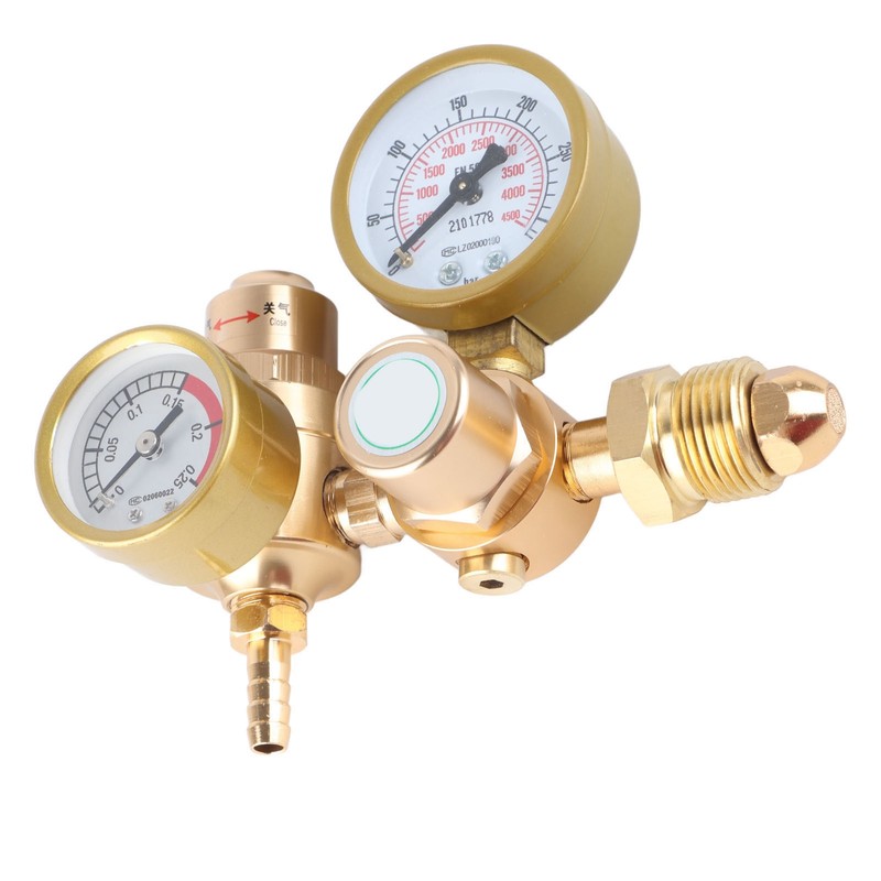 Gas Welding Regulator Argon CO2 Gauge TIG MIG Flowmeter 4500psi