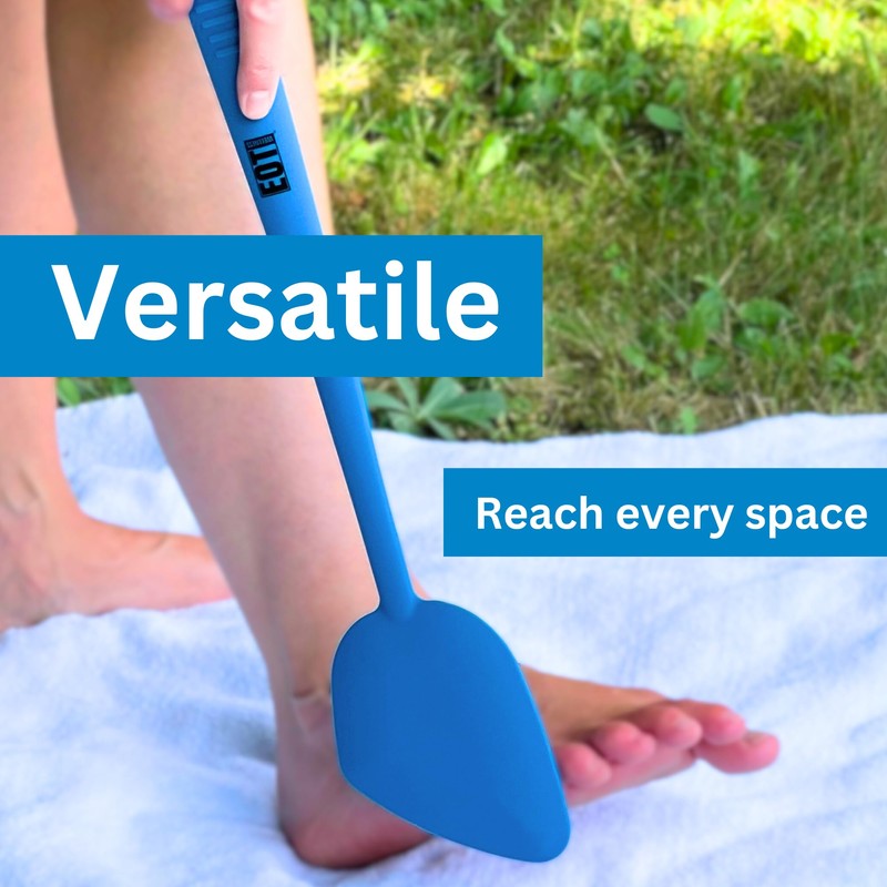 Bendable Lotion Applicator for Back & Body (Microfiber Mitt Included)