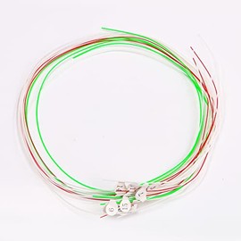 Lovermusic Multicolor 16 Strings Set Lyre Harp Strings for Piano Accessories (Nylon 16 Strings)