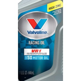 Valvoline 5 Quarts Engine Motor Oil VALVOLINE High Performance VR1 Racing SAE 50 High Zinc