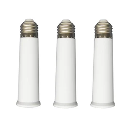 E26 Socket Extender, E26 Standard Medium Base, 4.72 inch Extension Socket Adapter, Light Bulb Socket Extension, Lamp Holder Adapter（3 Pack）
