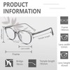 OPTOFENDY Blue Light Blocking Glasses Women Men Computer Gaming Glasses,