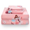 Joiedomi Kids Twin Sheet Set Princess & Unicorn - 3