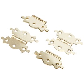Merriway® BH01756 (4 Pcs) EB Butterfly Decorative Box Hinges, Brass Plated, 50mm (2 inch) - Pack of 4 Pieces