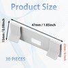 30 Pcs Vertical Blind Repair Vane Savers, White Blind Repair