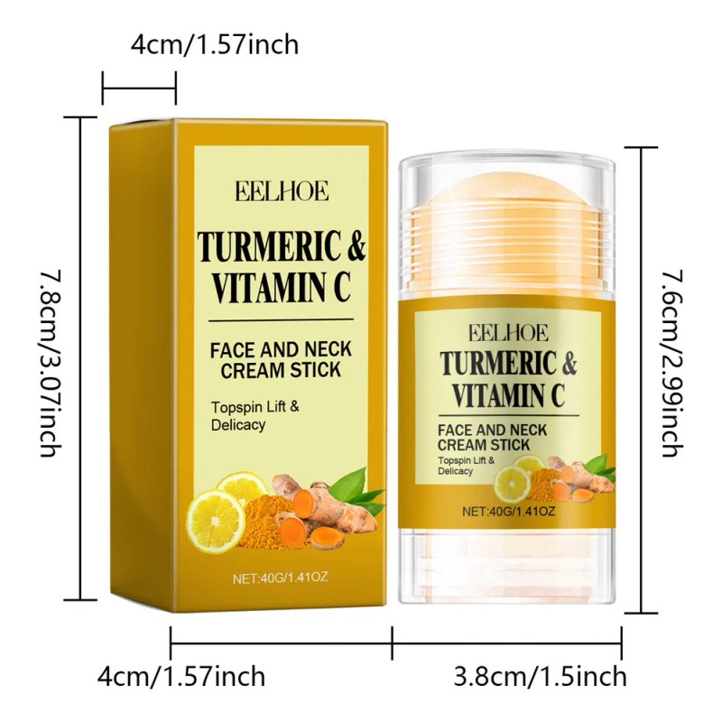 .. Crema En Barra For Rostro Y Cuello Con Cúrcuma