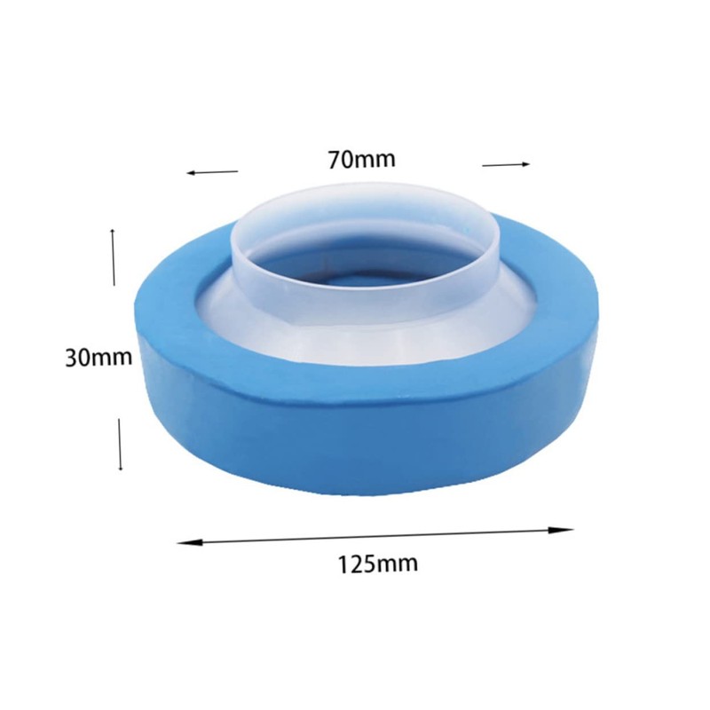 Ciieeo Rubber Toilet Flange Ring for Closestool Gasket Odor Design