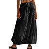 CHARTOU Women Baggy Parachute Skirt Comfy Casual Cotton Y2k Cargo