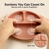 KeaBabies Suction Plates for Baby, Toddler - 3-Pack 100% Silicone