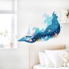 RoyoLam Sea Waves Wall Decals Removable Cartoon Vinyl Stickers for