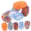 STOBOK Multi Yarn Cotton Thread 10 Rolls Knitting Yarn for