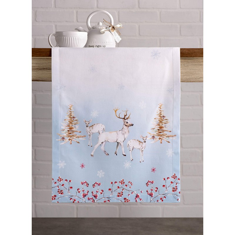 Maison d' Hermine Fairytale Forest 100% Cotton Table Runner Farmhouse
