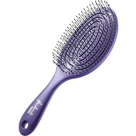 Kinugawa Company 3D Detangle Brush Spiral Purple