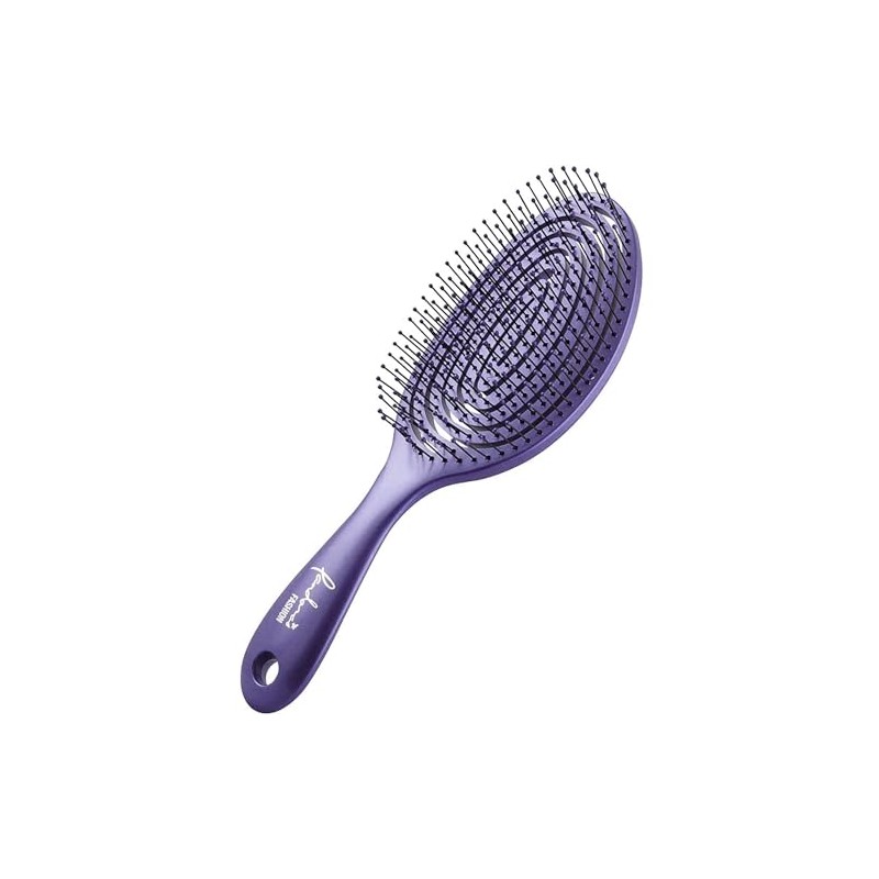 Kinugawa Company 3D Detangle Brush Spiral Purple