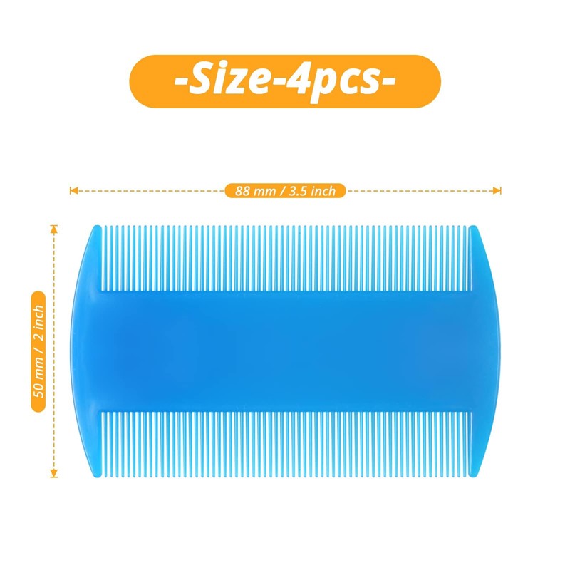 Double Sided Fine Tooth Comb for Adults Dog Cat Pet's