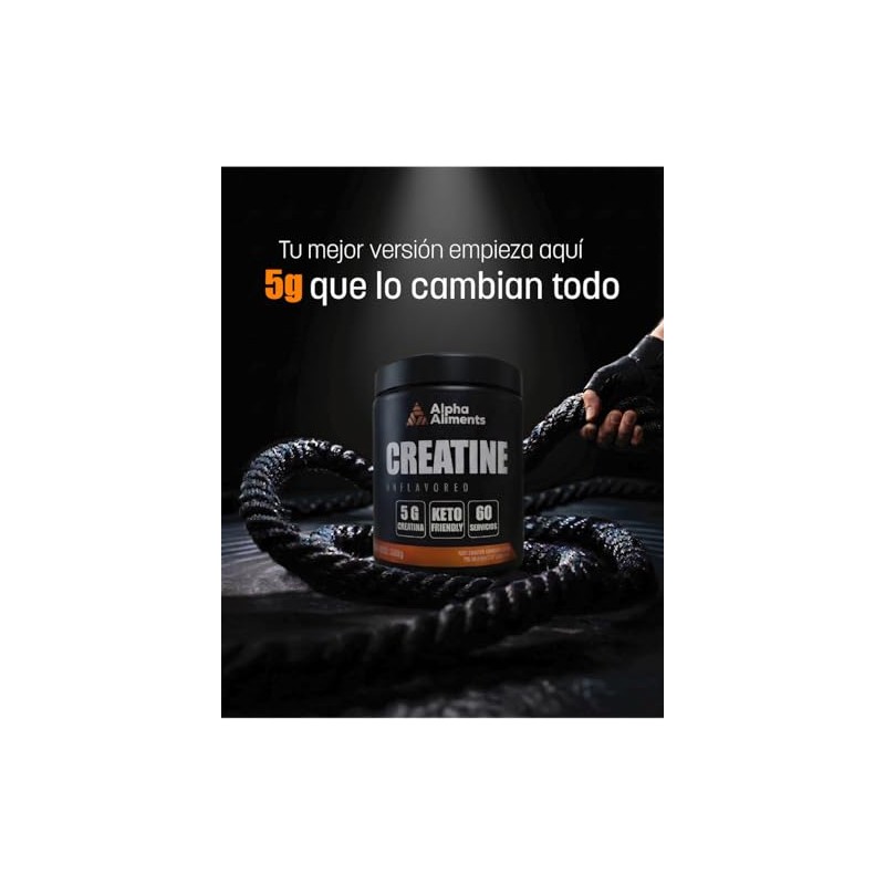 Creatina Monohidratada Micronizada en polvo sin sabor | 300G |