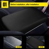 AOMSAZTO Elastic Cloth Armrest for 2013-2018 Toyota RAV4 Black