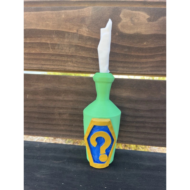Sly Cooper Clue Bottle Replica Prop Collectible - 9 in.