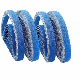 Zirconium Corundum Sanding Belts,13 x 457 mm, 60 Grit for Black & Decker, Sanding Metal, Wood, Rust Removal 、Paintings - Set of 20 Sanding Belts-FEIHU