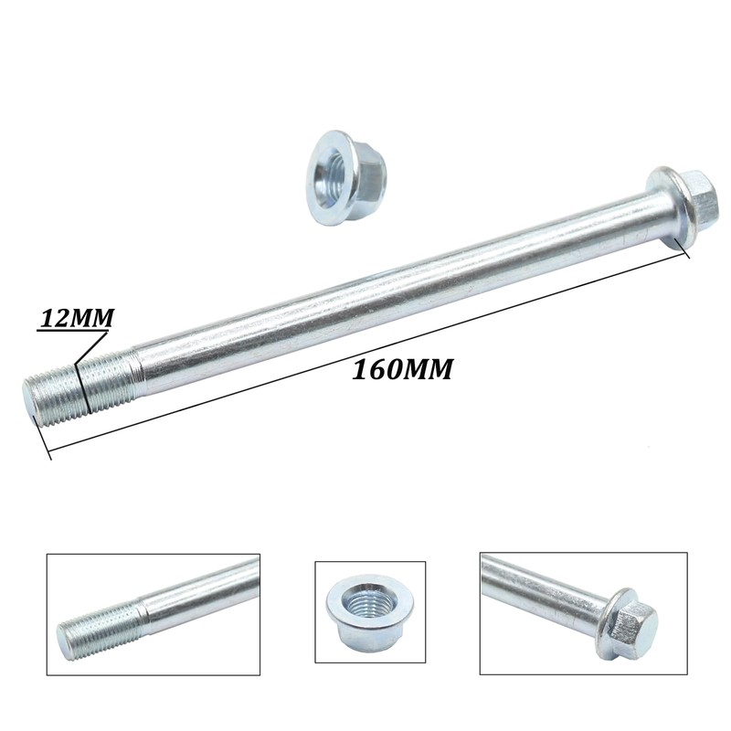 12mm 6" Front Wheel Axle Bolt Chinese Pit Bike SDG