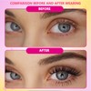 VIHARYEM 570pcs Cluster Lashes Individual Eyelashes Natural Eyelash Clusters D