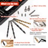 ETERNA Drill Bit Set, 246 PCS Titanium HSS Drill Bit