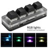 Mini 4 Key Gaming Keyboard Mechanical Keypad Type C to