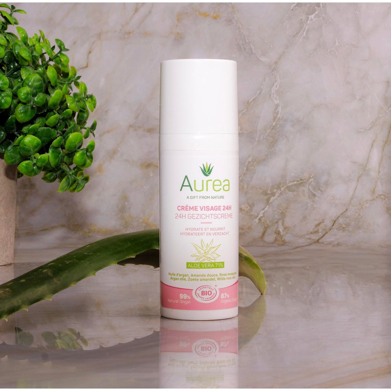 Aurea 24H Face Cream For Unisex 1.7oz Cream
