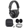 Rockville PRO-M50 Studio Monitoring Headphones, 40mm Neodymium Drivers, Detachable Coil