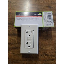 Leviton 20 Amp GFCI Leviton GFTR2-KW  - White
