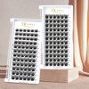 QUEWEL Individual Eyelashes 72 Pcs DIY Cluster Lashes D Curl