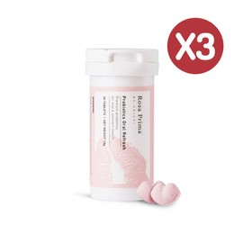 Unich Probiotics Oral & Gut Health Peach Flavor 30 Chewables x 3 / 유니치 프로바이오틱스 구강 장건강 복숭아향 30츄어블X3
