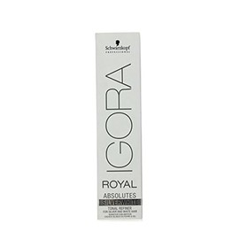 SCHWARZKOPF IGORA ROYAL ABSOLUTES SILVER WHITE PERMANENT HAIR DYE 60ml - SLATE GREY