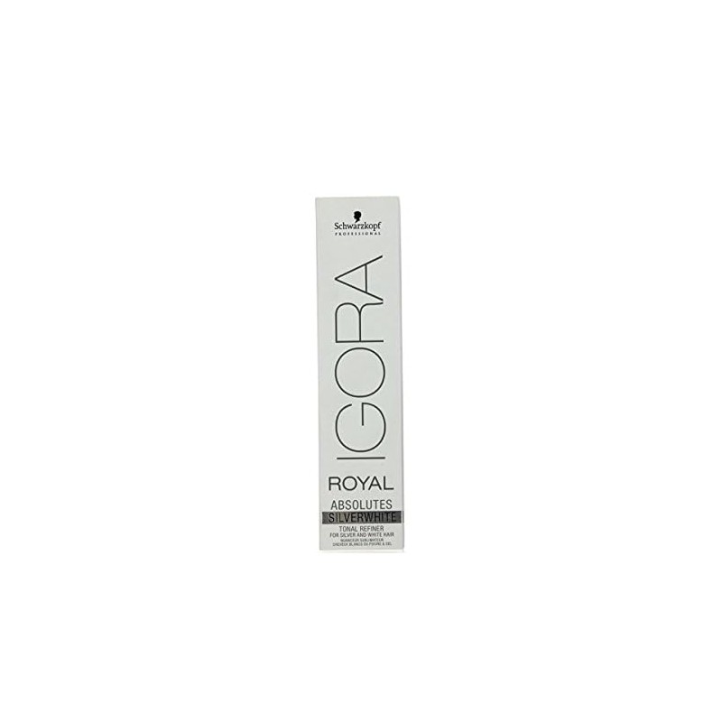 SCHWARZKOPF IGORA ROYAL ABSOLUTES SILVER WHITE PERMANENT HAIR DYE 60ml
