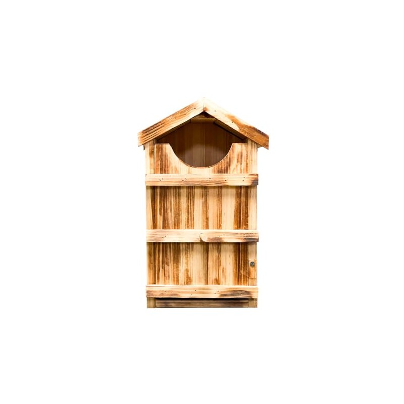 Trademark Innovations Fir Wood Owl House for Screech & Barred