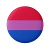 Pride Bisexual Bi Flag Design Support Badge 1in 25mm