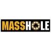 Masshole Black & Gold Bumper Sticker