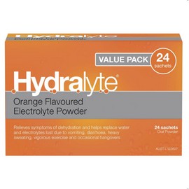 Hydralyte Orange Sachets Value Pack 4.9g x 24 Sachets
