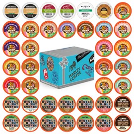 Flavored Decaf Coffee Pods Variety Pack, Great Mix of Decaffeinated Coffee Pods Compatible with all Keurig K Cups Brewers, 40 Count Bulk Pack
