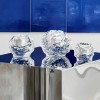 Kosta Boda Orrefors Snowball Votive Candle Holder